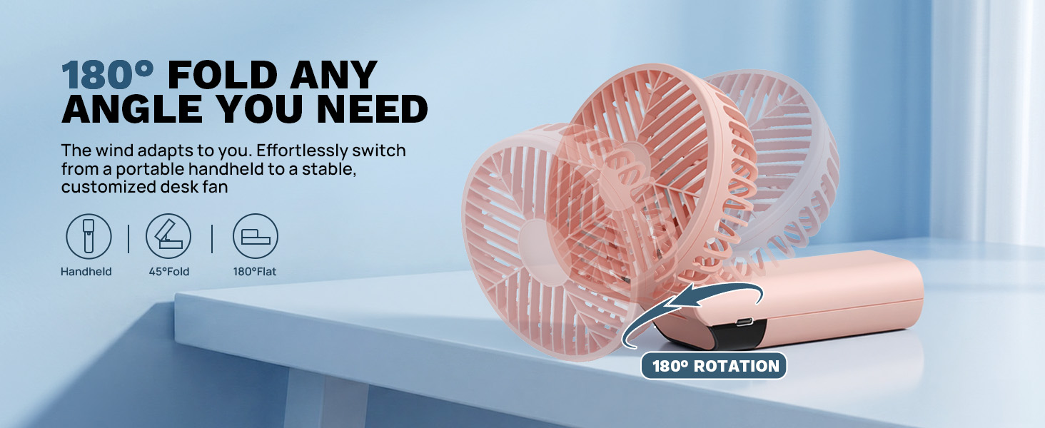 Handheld Fan Rechargeable