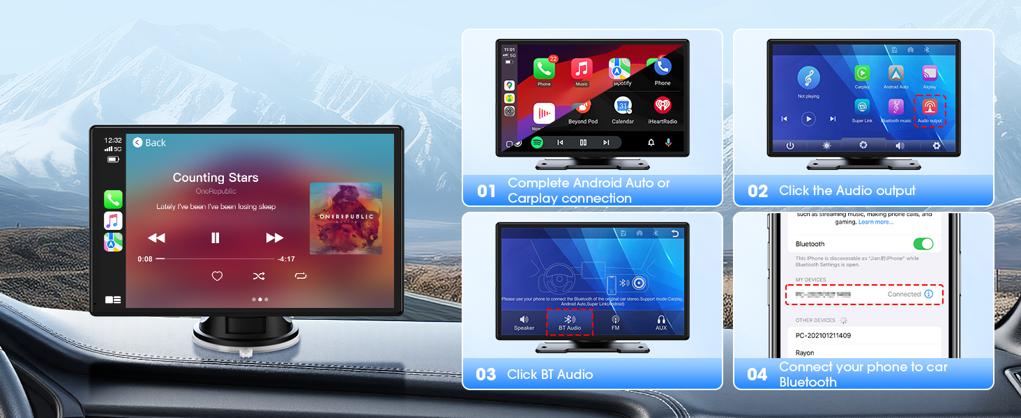 carplay screen for car