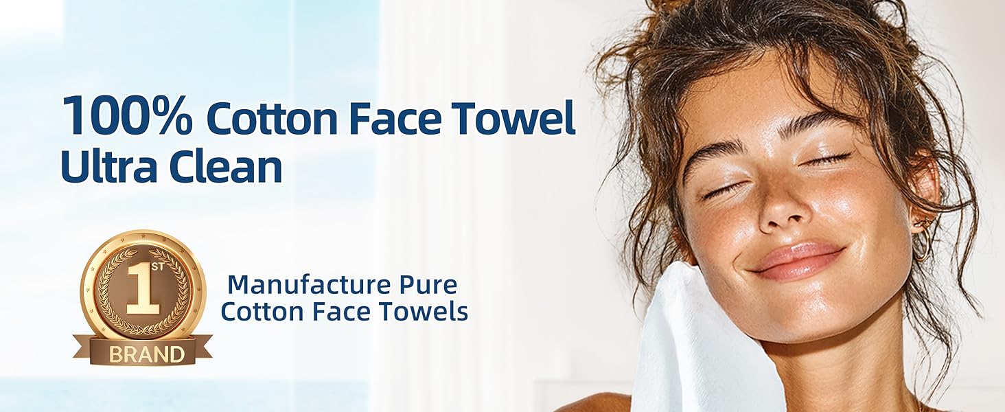 clean face towels