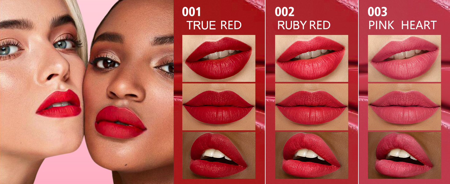red lipstick