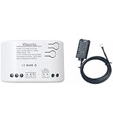 Yitouniu Tuya WiFi Intelligent Temperature and Humidity Sensor | 85-250V Dry Contact Relay | Real...