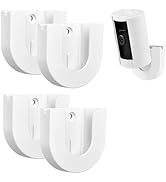 4 Pack Adhesive Wall Mount for Ring Indoor Cam(2nd Gen and 1st Gen), Strong Stick On - Easy to In...