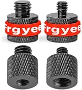 Frgyee 1/4 to 3/8 Camera Screw Adapter 1/4