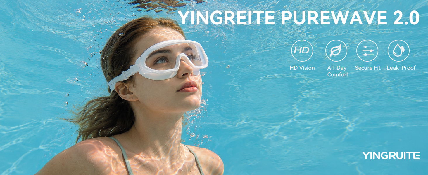 Yingruite Purewave 2.0 Swim Goggles