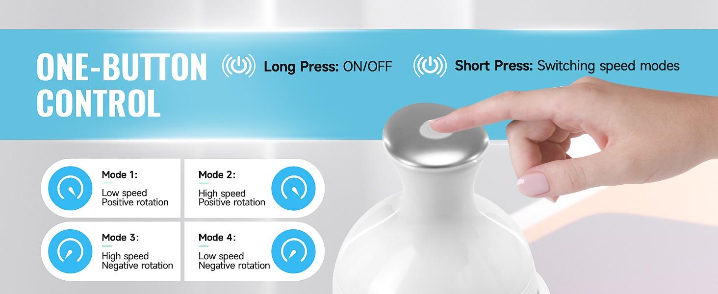 4 MODE ONE-BUTTON CONTROL