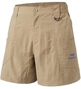 BASSDASH Men's Fishing Shorts UPF 50+ Water Resistant Quick Dry Hiking Cargo Shorts with Multi Po...