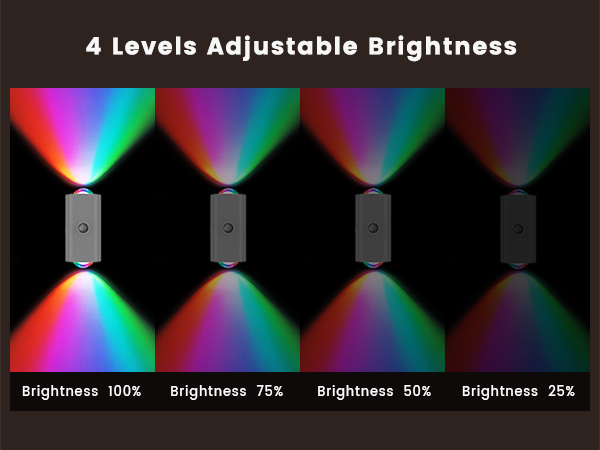 easuntec rgb night light rechargeable motion sensor color changing night light white A+mb 009