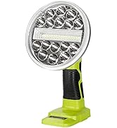Choerinton Cordless LED Work Light for Ryobi One+ 18V Lithium-ion NiCad NiMh Battery,2000LM Outdo...