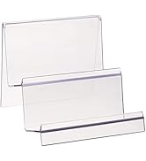 DOITOOL Clear Acrylic Purse Display Stand Holder Wallet Stand 2 Tier Handbag Purse Display Stand ...