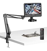 JOYALENS JL109A 10.1" Digital Microscope with Screen, Flex Arm Stand | Soldering Microscope with ...