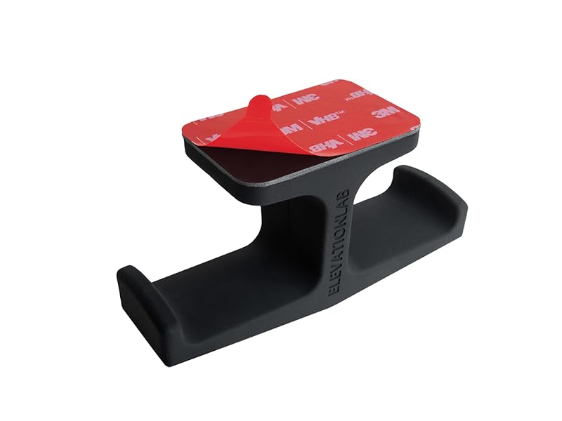 under-desk headphone hook holds strong with 3M adhesive easy to install