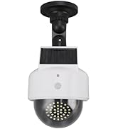 Solar Dummy Fake Camera with motion light security Outdoor Solar Powered Simulated Surveillance C...