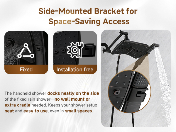 shower head with handheld