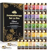 Essential Oil Set, 32 Pcs Fragrance Aromatherapy Oils for Skin, Diffusers, Home Care, Humidifier ...