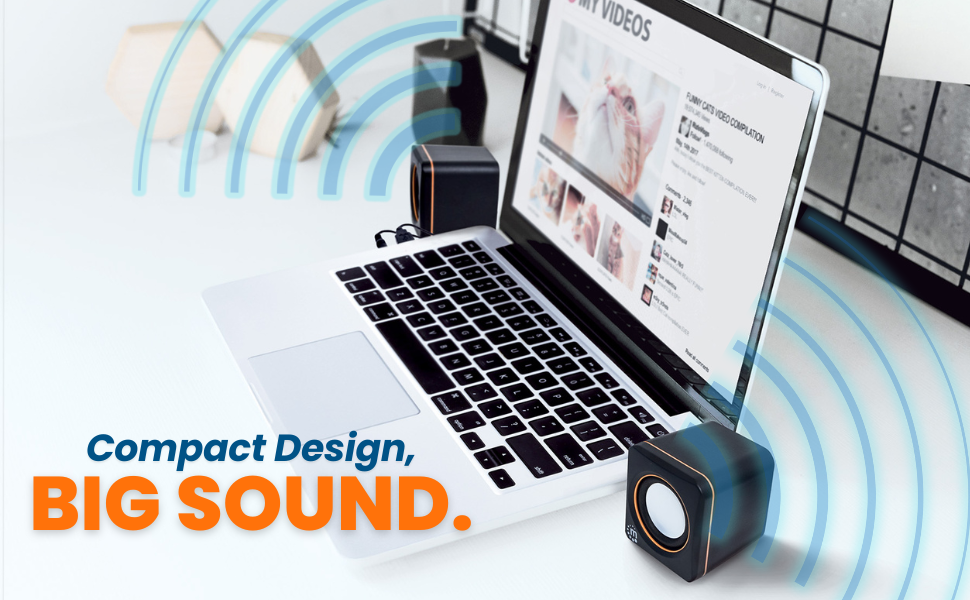 PC desktop speakers portable USB speakers small computer speakers