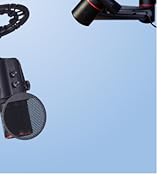 AVerMedia Mic Arm with Desk Clamp, Fully Adjustable Boom Arm, 1/4” to 5/8” Adapter, Heavy Duty Mi...