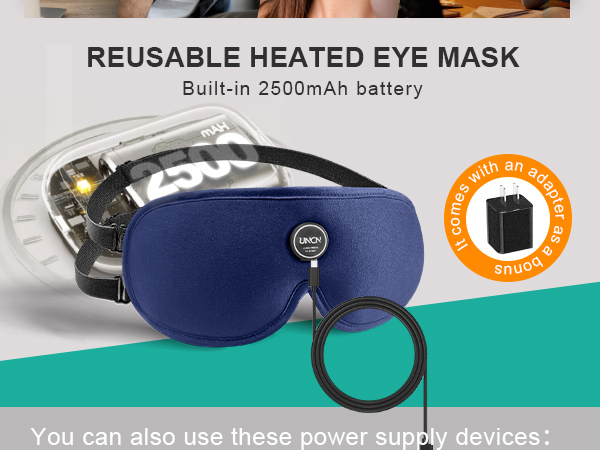 heated eye mask