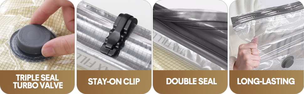 Space Saver Compression Bags for Travel