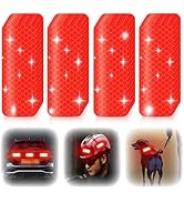 TZWXHDM Super Reflective Stickers Made of DG3, 3.15" x 1.18" Safety Reflective Tape for Car Bike ...