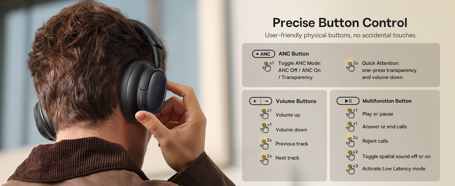 noise canceling headphones anc headphones bluetooth headphones airplane headphones