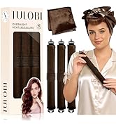 TULOBI 3 Pcs Heatless Curls Overnight - Upgraded Velvet Heatless Hair Curler with Velcro Fastener...