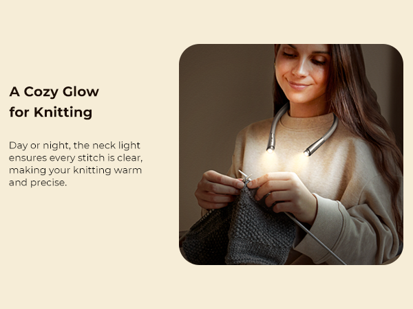 Glow for knitting