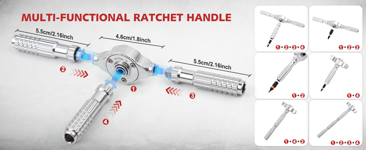40 in 1 Magnetic Ratchet Screwdriver Set