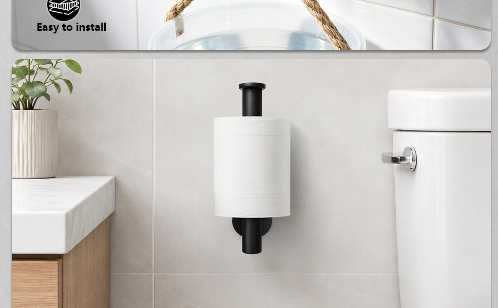 Toilet Paper Holders Adhesive towel rack Stainless steel towel rack Bathroom towel rack