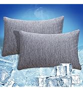 CHOSHOME Cooling Pillow Cases Zipper Pillow Covers Q-Max > 0.45 Zippered Pillowcases for Hot Slee...
