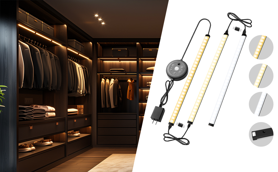 under cabinet light with remote,led light strip white