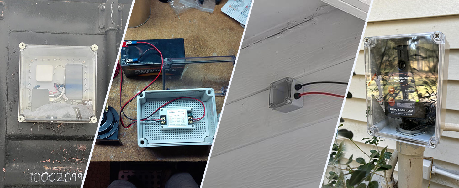 Clear cover junction box