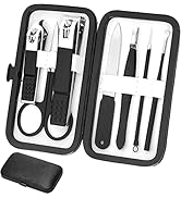 Nail Clippers Set Professional Manicure Set Grooming Kits Stainless Steel Travel Manicure Pedicur...