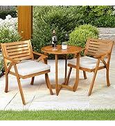IDZO Sauvage Bistro Armchairs with Table - Set of 3