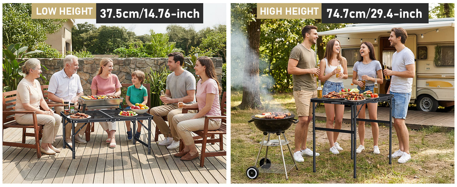 folding camp table