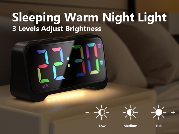 night light clock