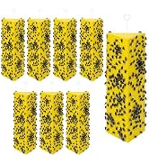 8 Pack Sticky Fly Traps, Fly Traps Outdoor/Indoor, Fly Stick, Fruit Fly Trap, Flying Insect Catch...