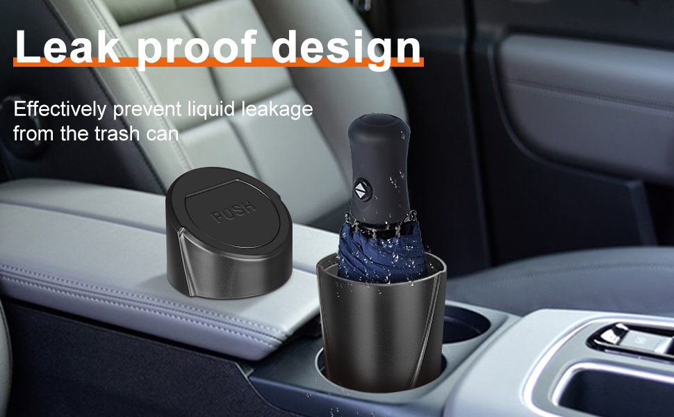 trash can for car