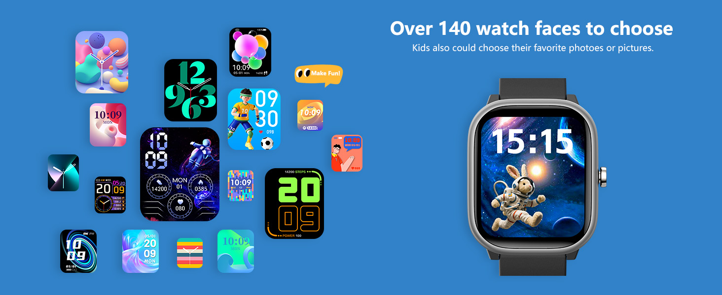 pedometer watch for kids no bluetooth