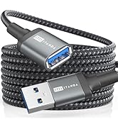 ITD ITANDA 15FT USB Extension Cable USB 3.0 Extension Cord Type A Male to Female 5Gbps Data Trans...