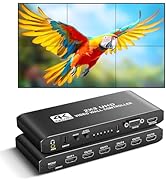 avedio links 4K HDMI Video Wall Controller 2x3, Video Wall Processor with Audio Out and RS232, 18...