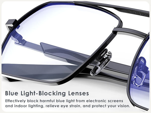 Blue Light Glasses Men/Women, Blue Light Blocking Glasses, Computer Screen Blocker Eyes Protection