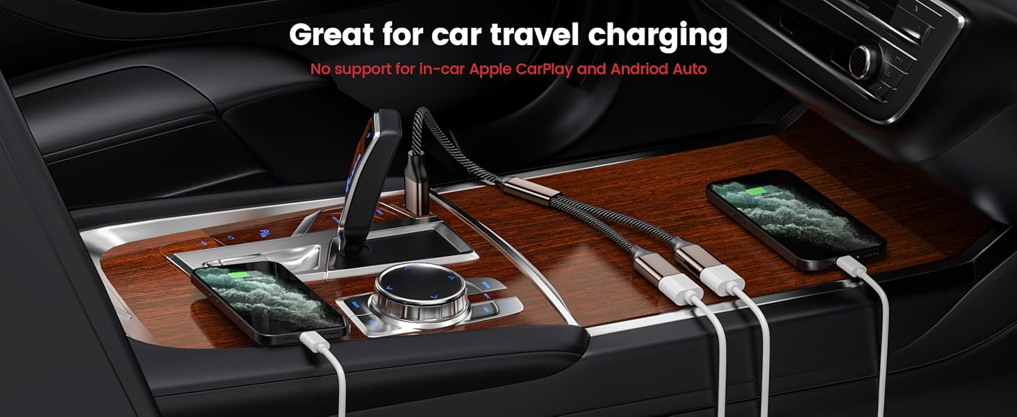 usb spliter cable in car