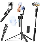 Magnetic Auto Face Tracking Selfie Stick Tripod for iPhone 70.9" Automatic Portable Phone Camera ...