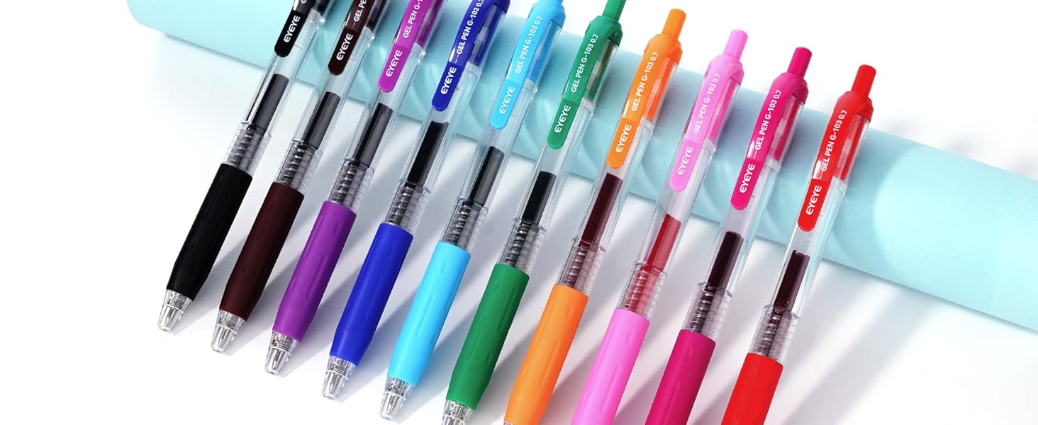 gel pens