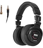 LyxPro HAS-30 Closed Back Over-Ear Professional Recording Headphones for Studio Monitoring, DJ an...