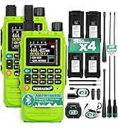 TIDRADIO TD-H3 GMRS Radio Handheld(4PCS Batteries, 15.12" Antenna), Wireless Programming, 8-Band ...