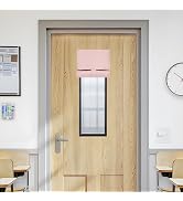 Vatge Pink Door Curtain for Classroom Decor - Short Curtains for Window Privacy, Mini Blinds for ...