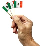 288 Count | KingSeal Mexican Flag Toothpicks, 2.5 Inch, Ideal for Mexican Restaurants, Cinco De M...