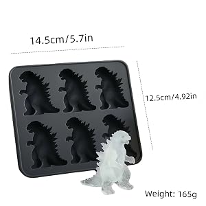 godzilla ice cube mold