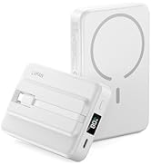 LVFAN for Magsafe Power Bank 10000mAh, Fast Charging Wireless Magnetic Portable Charger with Buil...